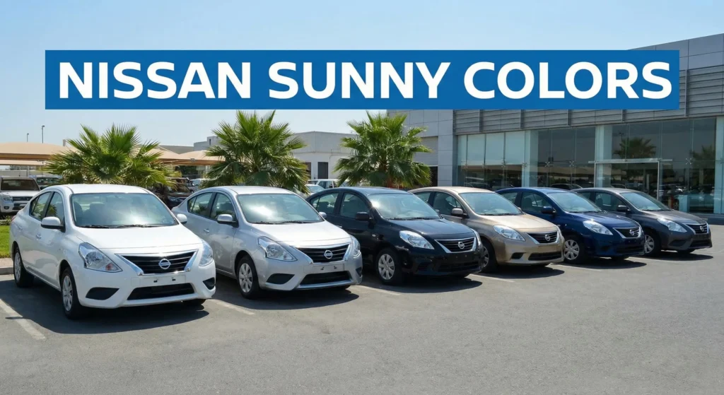 Nissan Sunny Colors