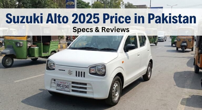 Suzuki Alto 2025 Price in Pakistan, Specs & Reviews