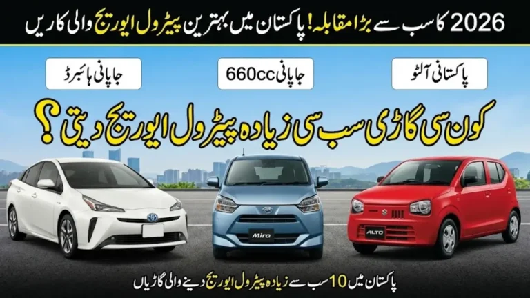 Best Fuel Average Cars in Pakistan in 2026 - Complete List With Mileage